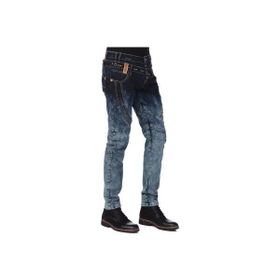 Cipo&Baxx CD244A Dekoratif Dikişli Yıkamalı Erkek Kot Pantolon