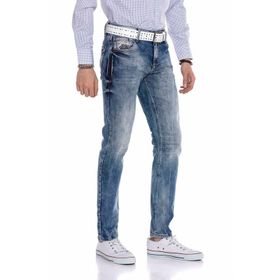 Cipo&Baxx CD319 Mavi Slim Fit Erkek Kot Pantolon