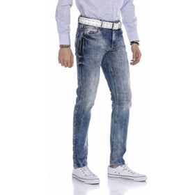 Cipo&Baxx CD319 Mavi Slim Fit Erkek Kot Pantolon