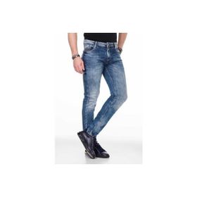 Cipo&Baxx CD319 Mavi Slim Fit Erkek Kot Pantolon