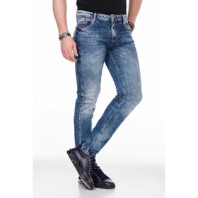 Cipo&Baxx CD319 Mavi Slim Fit Erkek Kot Pantolon