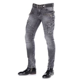Cipo&Baxx CD369 Siyah Erkek Kot Pantolon