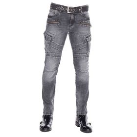 Cipo&Baxx CD369 Siyah Erkek Kot Pantolon