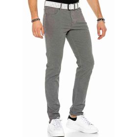 Cipo&Baxx CD372B Gri Erkek Kot Pantolon