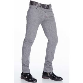 Cipo&Baxx CD372B Gri Erkek Kot Pantolon