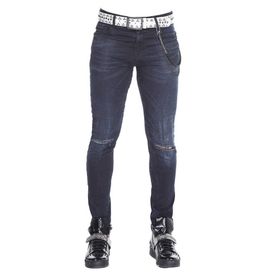 Cipo&Baxx CD375 Lacivert Erkek Kot Pantolon