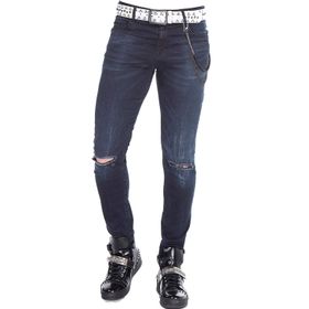 Cipo&Baxx CD375 Lacivert Erkek Kot Pantolon