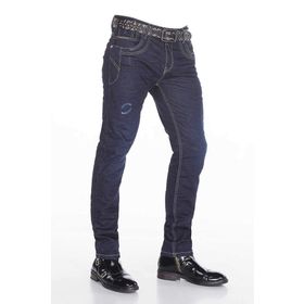 Cipo&Baxx CD395 Lacivert Erkek Kot Pantolon