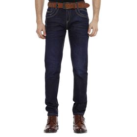 Cipo&Baxx CD395 Lacivert Erkek Kot Pantolon