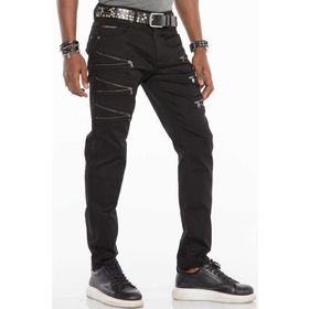 Cipo&Baxx CD509 Siyah Erkek Kot Pantolon