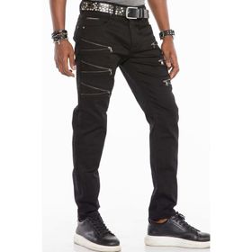 Cipo&Baxx CD509 Siyah Erkek Kot Pantolon