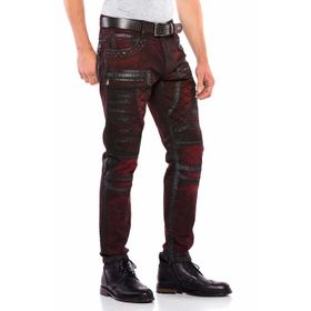 Cipo&Baxx CD581 Bordo Erkek Kot Pantolon