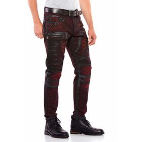 Cipo&Baxx CD581 Bordo Erkek Kot Pantolon