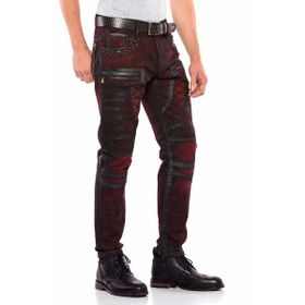 Cipo&Baxx CD581 Bordo Erkek Kot Pantolon