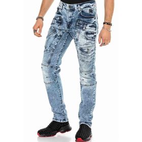 Cipo&Baxx CD598 İki Kat Görünümlü Düşük Bel Erkek Kot Pantolon