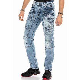 Cipo&Baxx CD598 İki Kat Görünümlü Düşük Bel Erkek Kot Pantolon