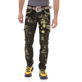 Cipo&Baxx Cd677 Kargo Cep Sarı Kadın Kot Pantolon