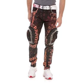 Cipo&Baxx Cd693 El Boyama Bordo Kadın Kot Pantolon