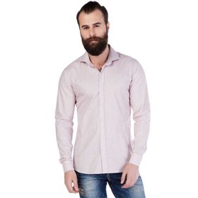 Cipo&Baxx CH119 Açık Pembe Slim Fit Spor Erkek Gömlek