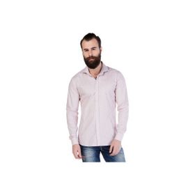 Cipo&Baxx CH119 Açık Pembe Slim Fit Spor Erkek Gömlek