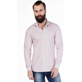 Cipo&Baxx CH119 Açık Pembe Slim Fit Spor Erkek Gömlek
