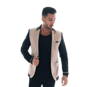 Cipo&Baxx CJ126 Bej Erkek Spor Blazer Ceket