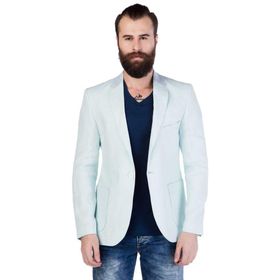 Cipo&Baxx CJ131 Dirsekleri Yamalı Yeşil Mint Erkek Spor Ceket