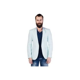 Cipo&Baxx CJ131 Dirsekleri Yamalı Yeşil Mint Erkek Spor Ceket