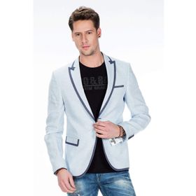 Cipo&Baxx CJ222 Mint Mavi Erkek Spor Blazer Ceket