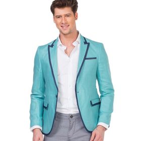 Cipo&Baxx CJ222 Mint Mavi Erkek Spor Blazer Ceket