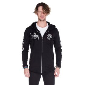 Cipo&Baxx CL240 Siyah Kapüşonlu Erkek Sweatshirt
