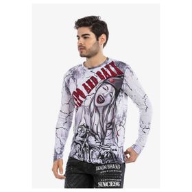 Cipo&Baxx Cl467 Biker Baskılı Kadın Sweatshirt