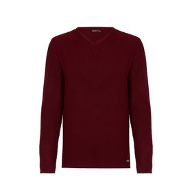 Cipo&Baxx CP169 Bordo Erkek Triko Kazak