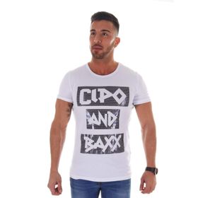 Cipo&Baxx CT430 Beyaz Erkek T-shirt