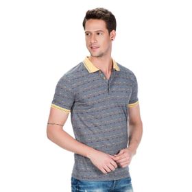 Cipo&Baxx CT440 Gri Sarı Erkek T-shirt