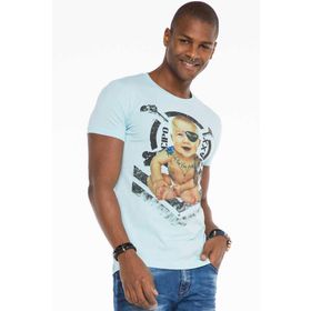 Cipo&Baxx CT485 Mavi Erkek T-Shirt