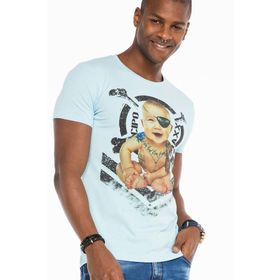 Cipo&Baxx CT485 Mavi Erkek T-Shirt
