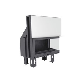 Çırağan Asansörlü Çelik Sağ Açık 80'lik Şömine Haznesi