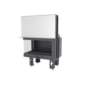 Çırağan Asansörlü Çelik Sol Açık 110'luk Şömine Haznesi