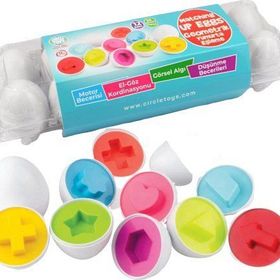 Circle Toys 12'li Geometrik Yumurta Eşleme Oyunu