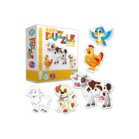 Circle Toys 27 Parça Baby 12 Adet Çiftlik Hayvanları Puzzle