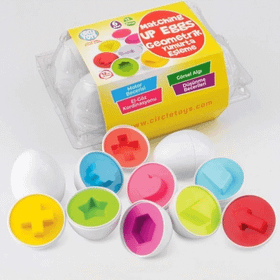 Circle Toys 6'lı Geometrik Yumurta Eşleme Oyunu