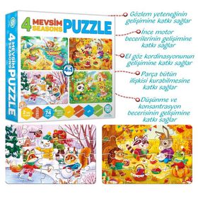 Circle Toys CRCL028 4 Mevsim Puzzle