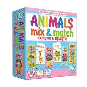Circle Toys CRCL031 Animals Mix & Match