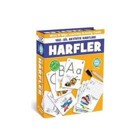Circle Toys Harfler Yaz-Sil Aktivite Kartları