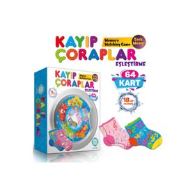 Circle Toys Kayıp Çoraplar Eşleştirme Kart Oyunu Puzzle
