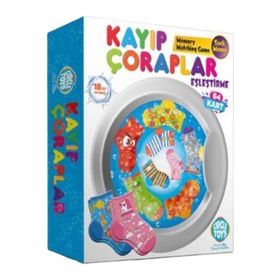 Circle Toys Kayıp Çoraplar Eşleştirme Kart Oyunu Puzzle