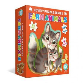 Circle Toys Lovely Farm Animals Puzzle