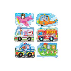 Circle Toys M90 Baby Araçlar Puzzle