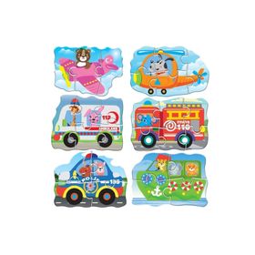 Circle Toys M90 Baby Araçlar Puzzle